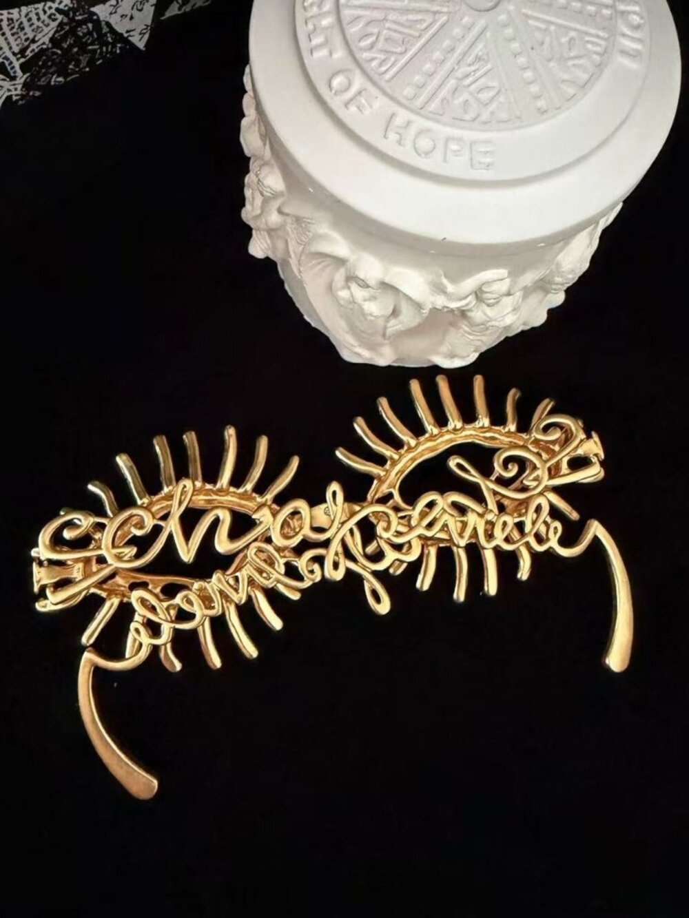 Schiaparelli Abstract Exaggerated Art Glasses